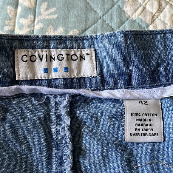 Men’s shorts like blue size 42 all cotton - Picture 4 of 4